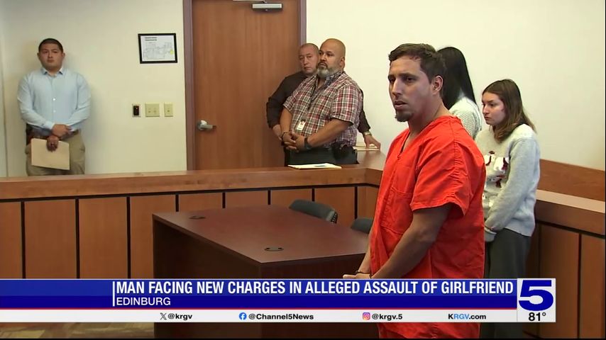 Edinburg man accused of assaulting pregnant girlfriend faces new charges