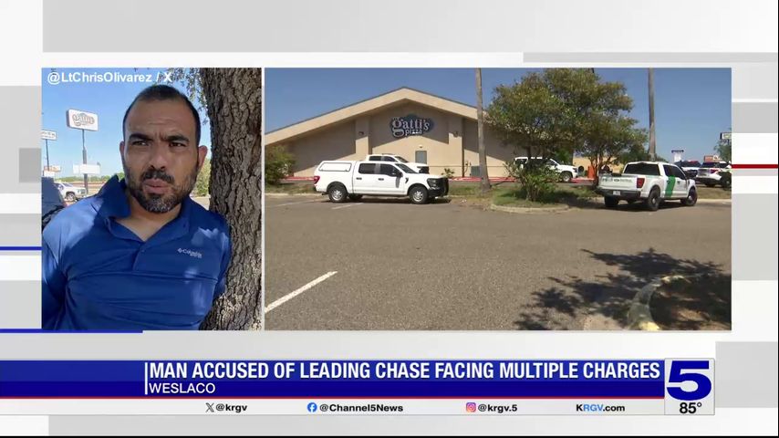 Indiana driver facing human smuggling charges following police chase in Weslaco, DPS says