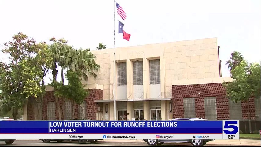 Low voter turnout reported during early voting for Harlingen runoff election