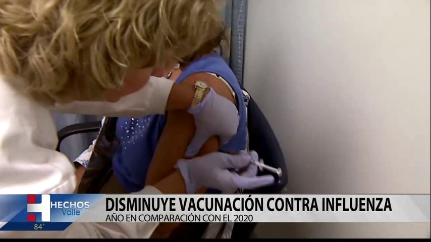 Flu Vaccination Decreases Compared to 2020