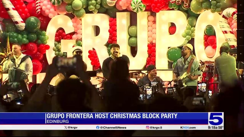 Grupo Frontera holds first holiday block party