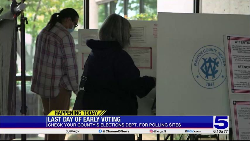 Tuesday is the last day for Early Voting in the Valley