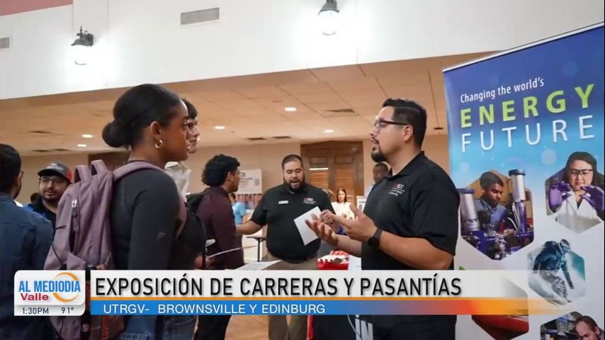 UTRGV realiza exposición de carreras y pasantías estudiantiles