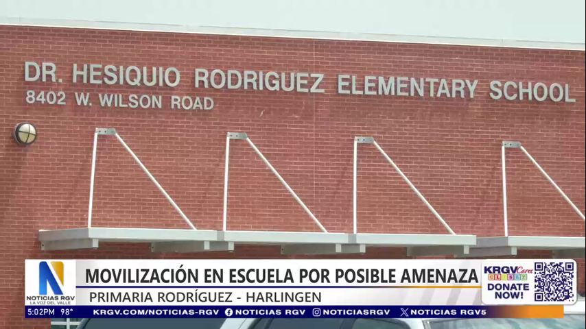 Escuela primaria de Harlingen CISD tiene presencia policial adicional debido a una posible amenaza