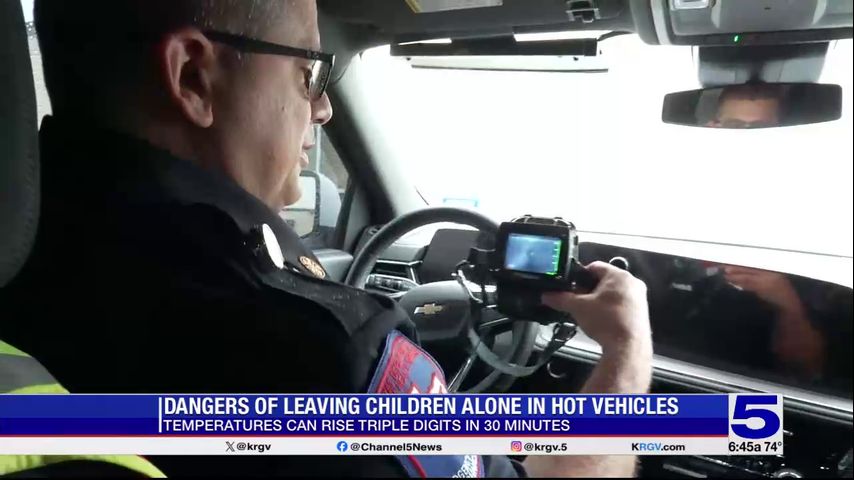 Mission fire chief explains the dangers of leaving children alone in hot vehicles