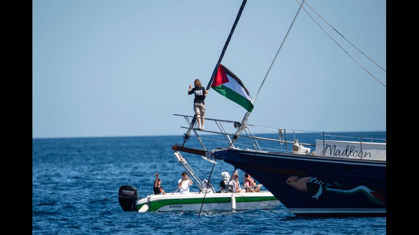 Gaza-bound aid boat with Greta Thunberg on board arrives in Israel after its seizure