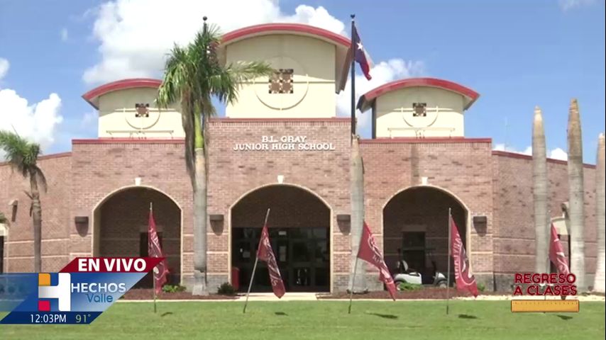 Inician clases presenciales en el distrito escolar de Sharyland