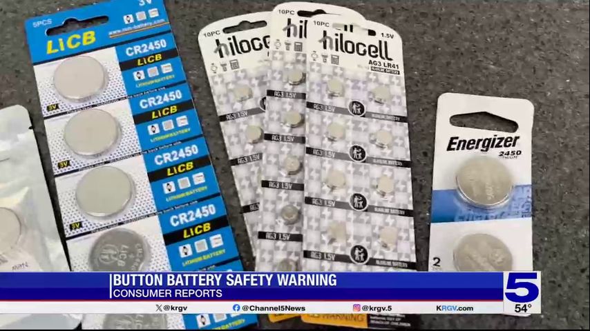 Consumer Reports: Button battery safety warning