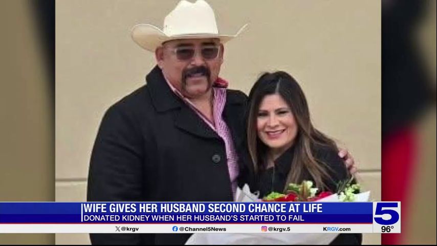 Valley woman gives husband a second chance at life by donating kidney
