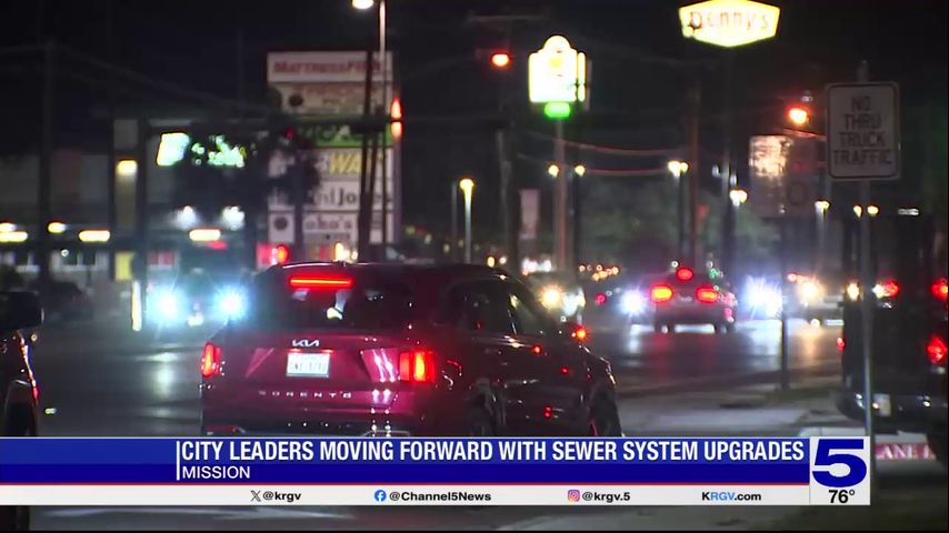 Mission city leaders moving forward with sewer system upgrades