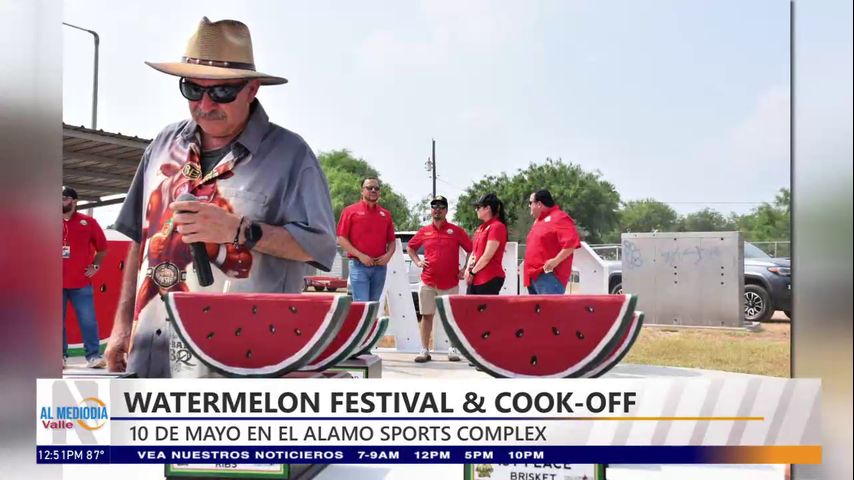 Álamo te invita al 'Festival de la sandía'