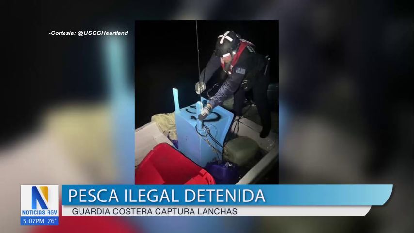 Guardia Costera intercepta lanchas mexicanas en aguas federales vinculadas a pesca ilegal