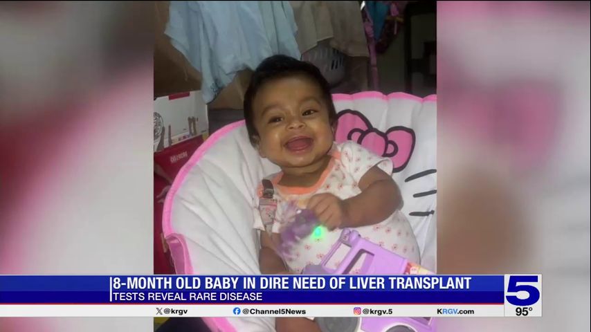 Donna mother seeking liver donor for her 8-month-old daughter