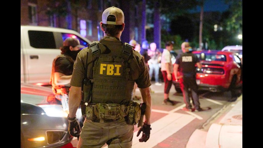 Federal agents will be out 24/7 on patrol in Washington, the White House says