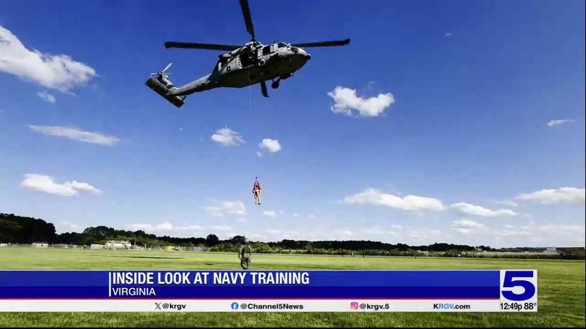 Only On 5: First-hand look inside Navy base rescue swimming training