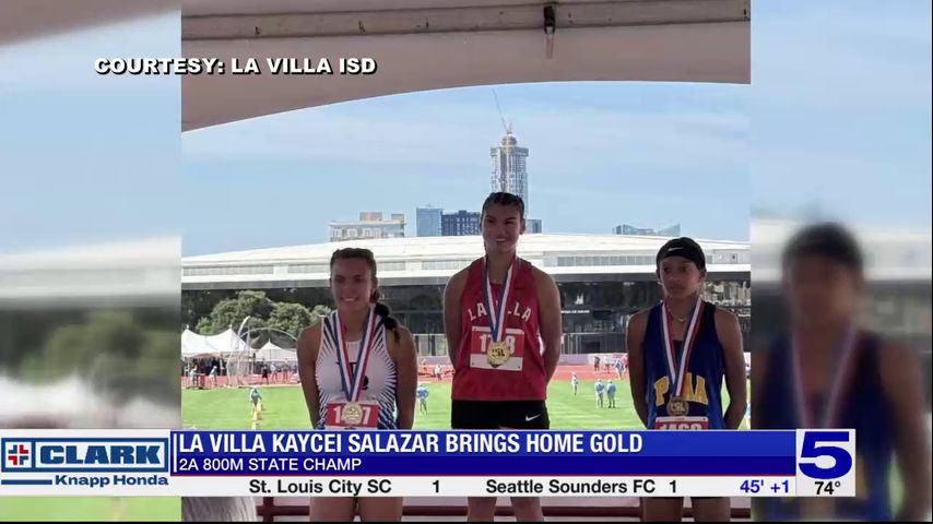 Kaycei Salazar New 800m State Champ
