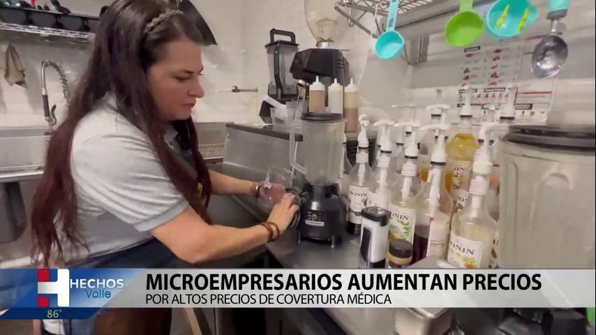 Microempresarios aumentan los precios por los altos precios de cobertura médica.