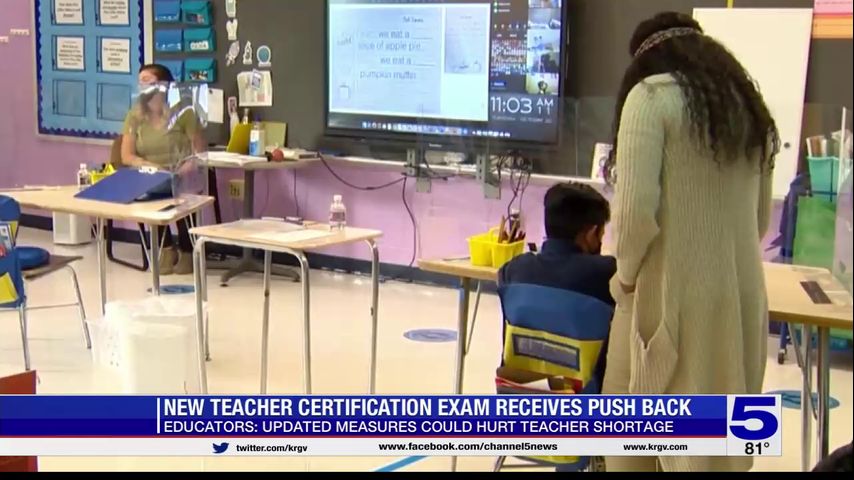 New Texas teacher certification exam receives pushback