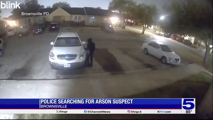 Brownsville police seeking car fire suspect