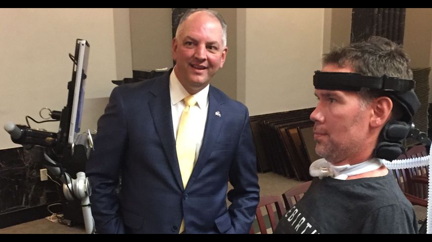 Louisiana governor expands law backed by former Saints star