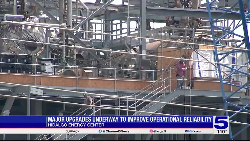 Upgrades at Hidalgo Energy Center in Edinburg to help with energy reliability in Brownsville