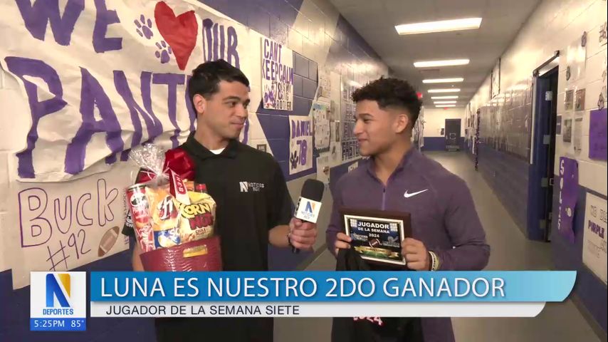 Jugador de la semana: Chris Luna de la preparatoria de Weslaco