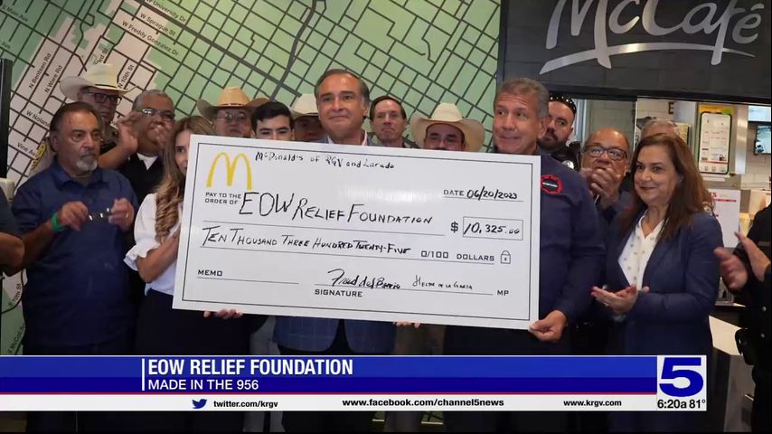 Made in the 956: Valley foundation provides financial support to families of first responders