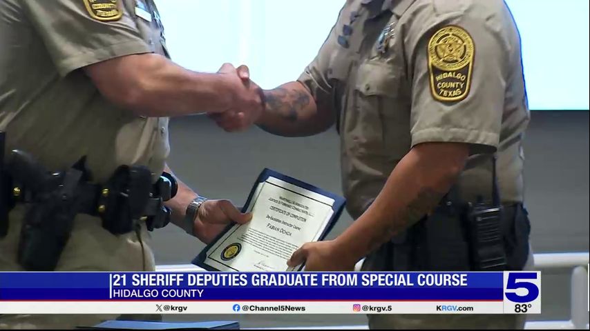 Hidalgo County sheriff's deputies graduate from special course