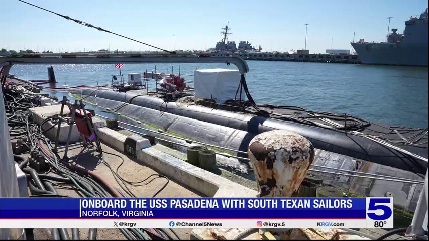 A look at the USS Pasadena with South Texas sailors