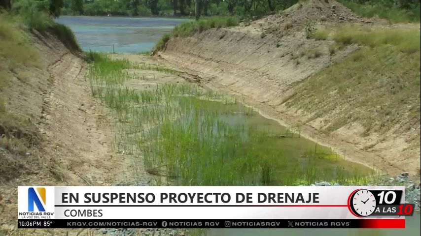 Proyecto de drenaje en Combes en el limbo tras pausa de fondos de FEMA