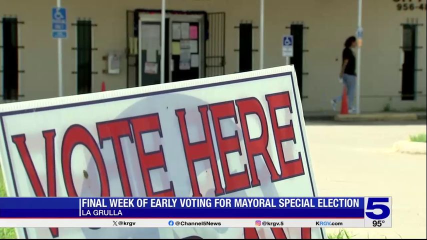 Early voting underway for special mayoral election in La Grulla