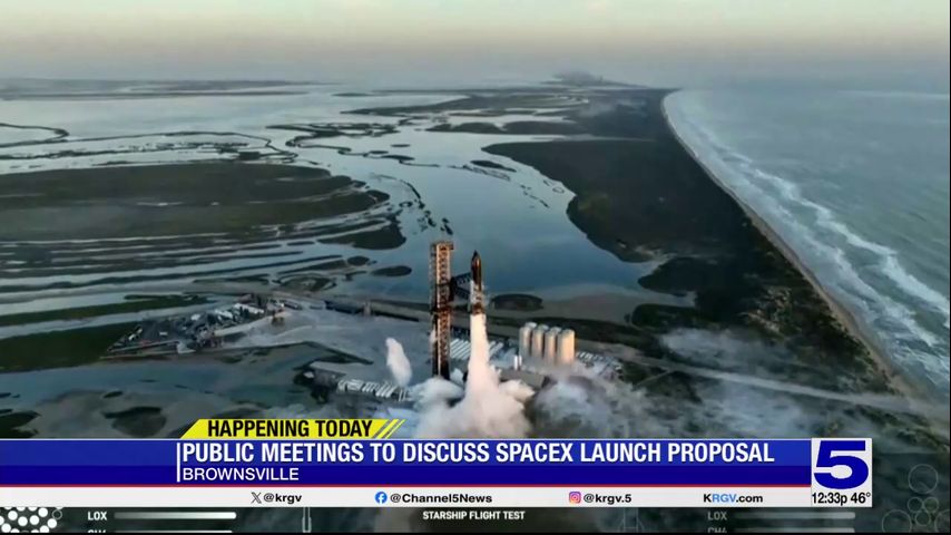 FAA holding first public meeting in Brownsville to discuss SpaceX's future launch plans