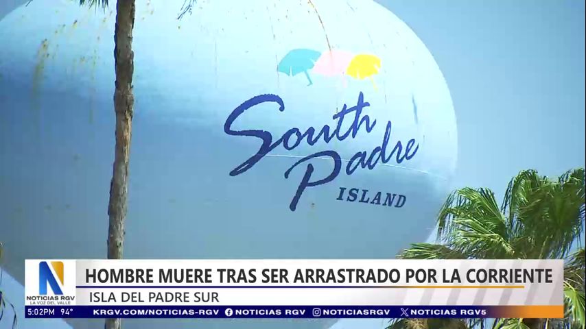 Hombre muere tras ser arrastrado por la corriente en Isla del Padre Sur