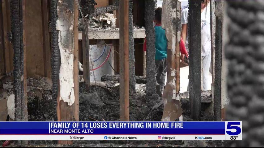 House fire near Monte Alto destroys home of family of 14