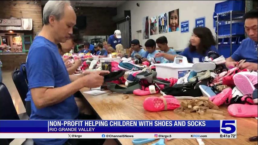 Buckner Rio Grande Valley stepping up to collect shoes for children