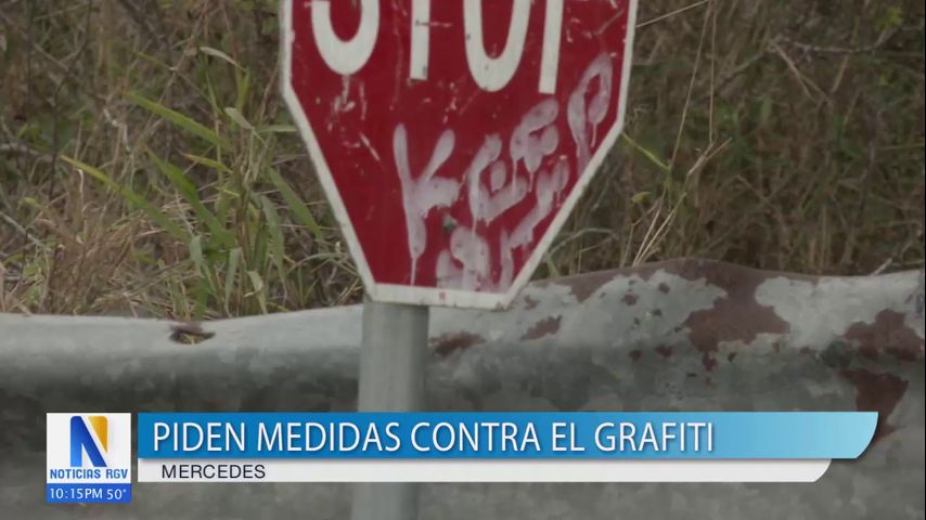 Residentes de Mercedes piden frenar el graffiti en su comunidad