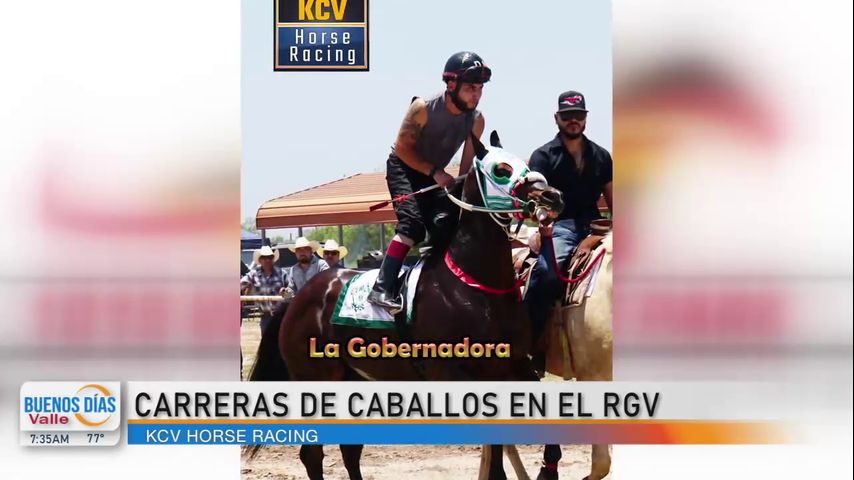 Organizan carrera de caballos en Edcouch