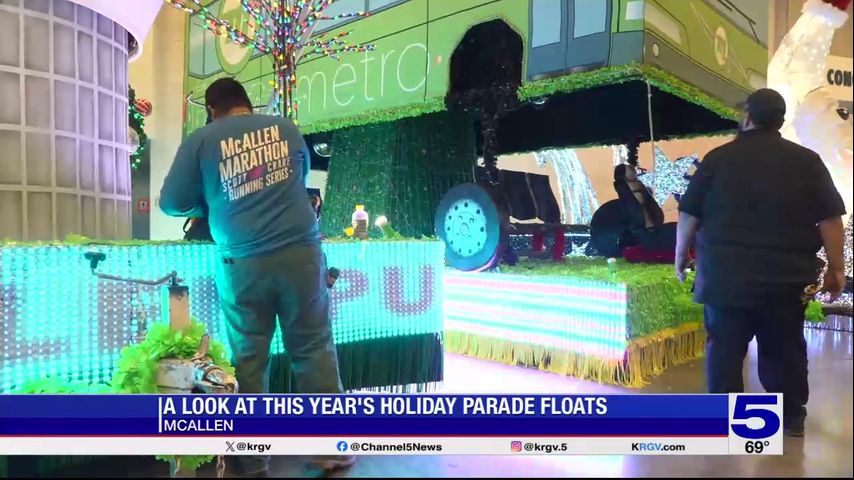 McAllen Holiday Parade designer previews upcoming parade floats