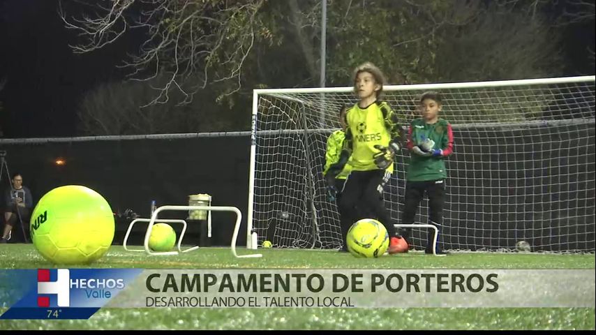 Campamento de porteros dessarrollando talento local