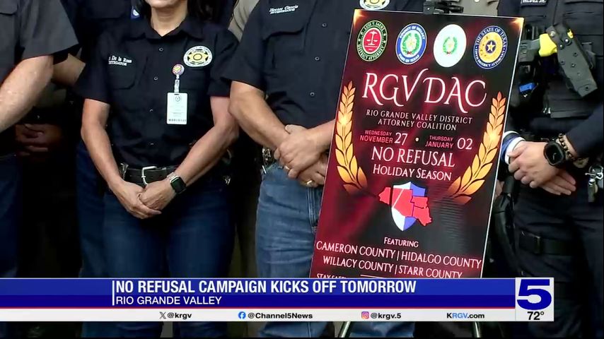 No Refusal initiative kicking off across the Valley