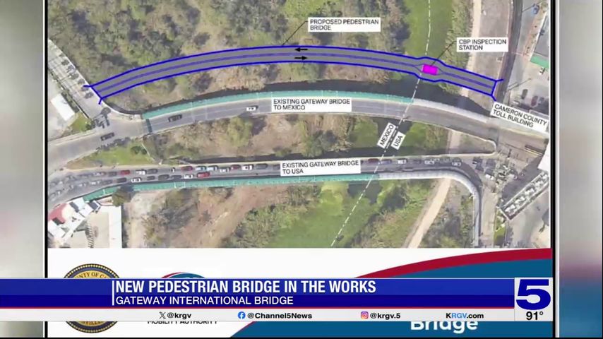 Presidential permit granted for construction of pedestrian bridge in Brownsville