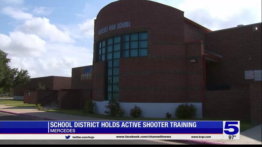 Active shooter training held at Mercedes ISD