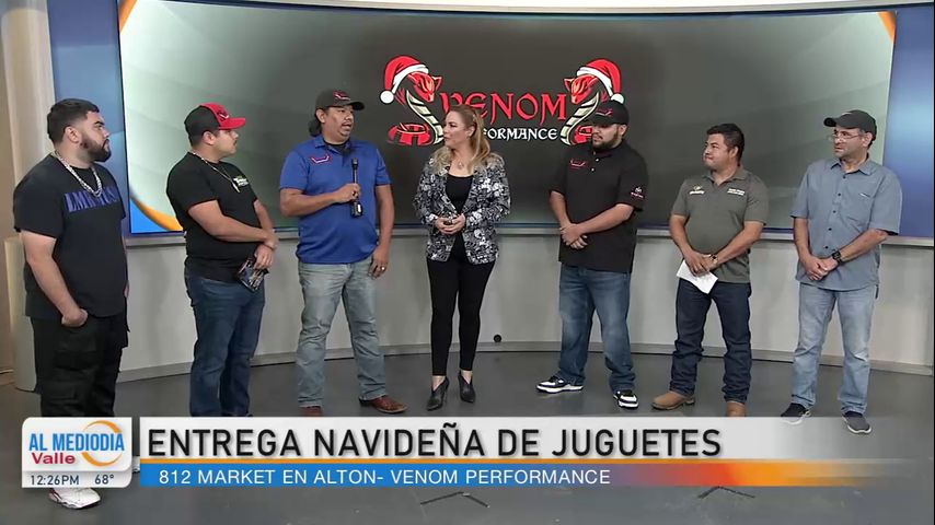 'Venom Performance' realiza una entrega de juguetes navideños en Alton