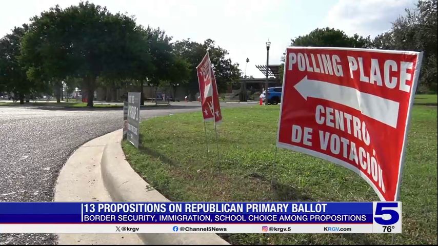 Republican voters seeing 13 propositions on March primary elections ballot