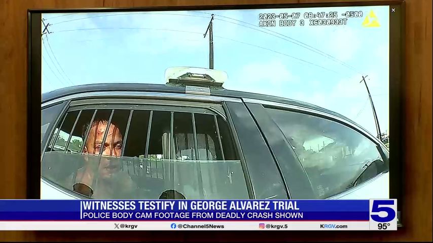 Body camera footage of deadly Brownsville migrant crash shown during first day of George Alvarez trial