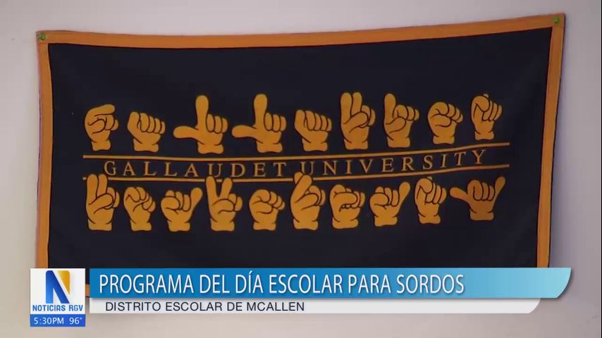 Distrito escolar de McAllen organiza su tercer año del programa del día escolar para sordos