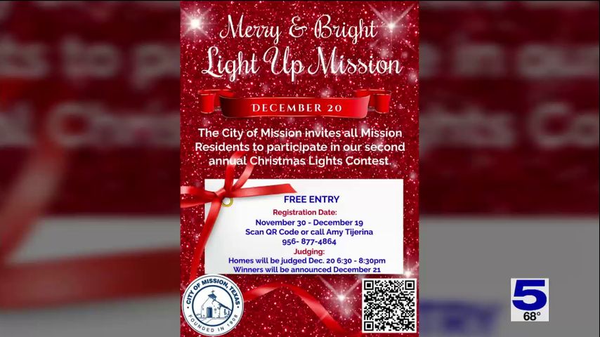 City of Mission hosting Christmas lights display contest