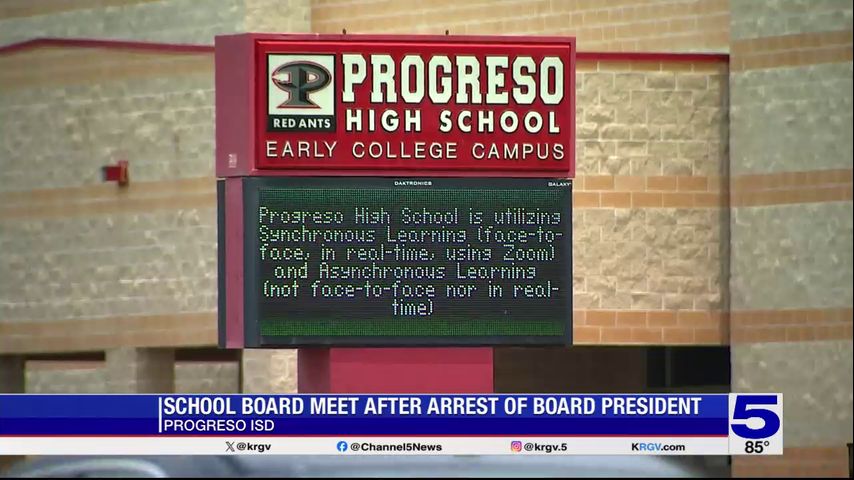 Progreso ISD trustees meet following DWI arrest of board president