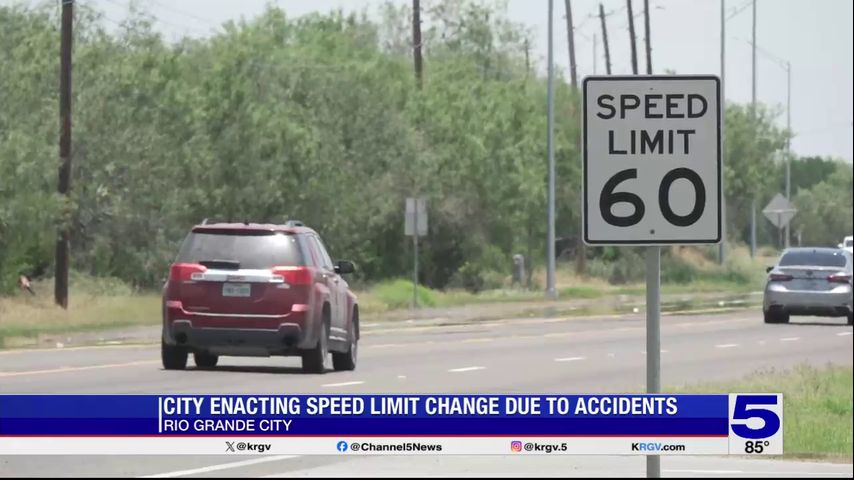 Rio Grande City to reduce speed limit on Highway 83 following several crashes