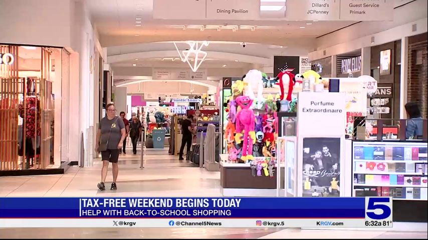 Tax-free weekend begins as Valley residents continue back-to-school shopping